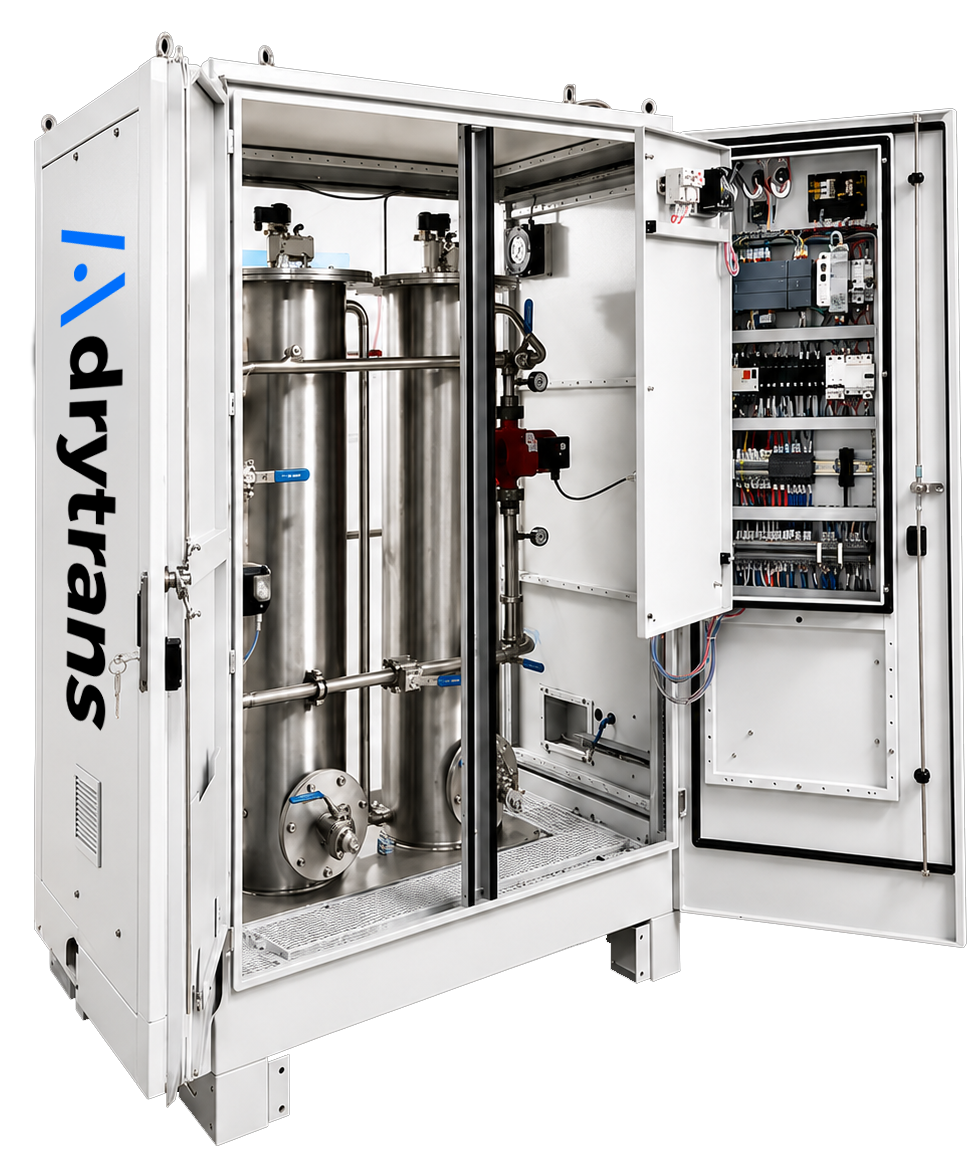 DryTrans moisture management unit